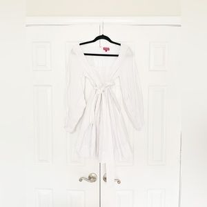 STAUD Isabella Dress in White
